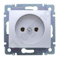 Gniazdo pojedyncze b/u 16A, zaciski śrubowe, aluminium, Valena | 770116 Legrand