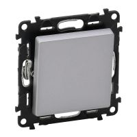 Przycisk przełączny NO/NC 6A, aluminium, Valena Life | 752311 Legrand