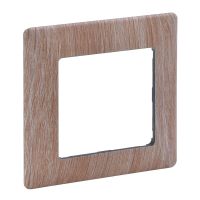 Ramka pojedyncza uniwersalna drewno, Valena Life | 754181 Legrand
