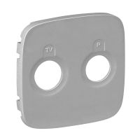 Plakietka gniazda TV-RD, aluminium, Valena Allure | 754787 Legrand