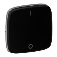 Klawisz łącznika dwubiegunowego, czarny, Valena Allure | 755128 Legrand