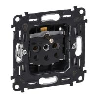 Gniazdo 2P+Z, bez przesłony, z zaciskami śrubowymi, Valena Allure | 753085 Legrand