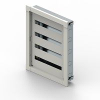Rozdzielnica p/t metalowa wyposażona 4x24 XL3S 160 Uwaga: Drzwi i listwy przył. zamawiane oddzielnie | 337224 Legrand