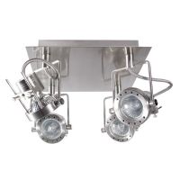 Oprawa ścienno-sufitowa Sonda EL-4J 4x50W GU10 JDR 220-240V IP20, satynowy chrom | 4798 Kanlux