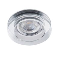 Oprawa sufitowa punktowa Morta B CT-DSO50-SR 50W MR16 Gx5,3 12V IP20, srebrna | 22117 Kanlux
