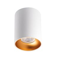Oprawa sufitowa punktowa RITI GU10 W/G 230V IP20 biało złoty | 27570 Kanlux