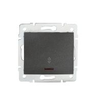Łącznik schodowy z LED LOGI 02-1140-141, grafit | 25259 Kanlux