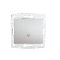 Łącznik zwierny "dzwonek" LOGI 02-1030-143, srebrny | 25190 Kanlux