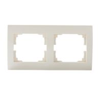 Ramka podwójna pozioma LOGI 02-1470-003, kremowa | 25177 Kanlux