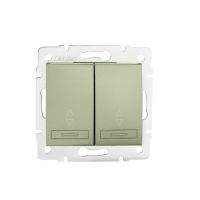 Łącznik podwójny, schodowy DOMO 01-1060-250, szary | 25369 Kanlux