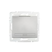 Łącznik jednobiegunowy DOMO 01-1000-243, srebrny | 24829 Kanlux
