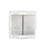 Łącznik żaluzjowy 01-1100-243, srebrny Domo | 24841 Kanlux