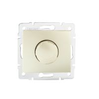Ściemniacz obrotowy 500W z filtrem DOMO 01-1160-130, perłowy | 24964 Kanlux