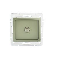 Gniazdo ekwipotencjalne DOMO 01-1830-050, szare | 25056 Kanlux
