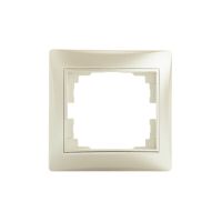Ramka pojedyńcza pozioma DOMO 01-1460-030, perłowa | 24998 Kanlux