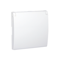 Pokrywa gniazda wtyczkowego z/u bryzgoszczelnego IP44, biały MGZ1BP/11 Simon Classic | MGZ1BP/11 Kontakt Simon