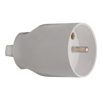 Gniazdo rozbieralne proste 2P+Z, 16A, 250V~, biały, Power Line | 420432 Kos