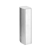 Minikolumna owalna 2-stronna, wys.210mm 110x80mm, 2x4xK45, aluminium ALK724/8 Simon Connect | ALK724/8 Kontakt Simon