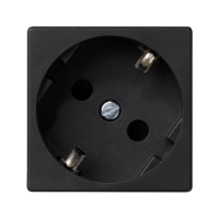 Gniazdo K45 z Schuko 16A/230V, szybkozłączki, szary grafit K11/14 Simon Connect | K11/14 Kontakt Simon