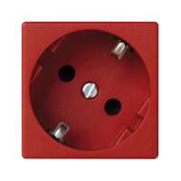 Gniazdo K45 z Schuko 16A/230V, szybkozłączki, czerwony K11/6 Simon Connect | K11/6 Kontakt Simon