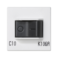 Wyłącznik nadmiarowo-prądowy K45 C10A, czysta biel K106A/9 Simon Connect | K106A/9 Kontakt Simon