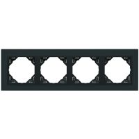 Ramka poczwórna, grafit/grafit, Logus 90 / Animato | 90940TSS Efapel