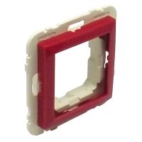 Pierścień adaptujący do modułów 45x45 (QUADRO45), czerwony, LOGUS 90 | 90881TVM Efapel