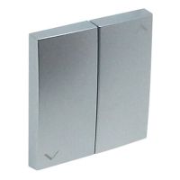 Klawisze do łącznika żaluzjowego zwiernego, aluminium, LOGUS 90 | 90612TAL Efapel
