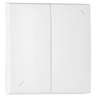 Klawisze do łącznika żaluzjowego zwiernego, biały, LOGUS 90 | 90612TBR Efapel