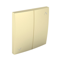 Klawisze do łącznika żaluzjowego zwiernego, złoty, LOGUS 90 | 90612TDU Efapel