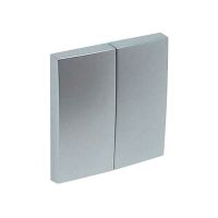 Klawisze do łączników dwufunkcyjnych z podświetleniem, aluminium, LOGUS 90 | 90615TAL Efapel