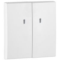 Klawisze do łączników dwufunkcyjnych z podświetleniem, biały, LOGUS 90 | 90615TBR Efapel