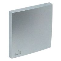Klawisz do łącznika zwiernego z symbolem dzwonek, aluminium, LOGUS 90 | 90605TAL Efapel