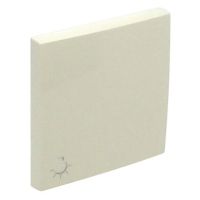 Klawisz do łącznika zwiernego z symbolem światło, kość słoniowa, LOGUS 90 | 90607TMF Efapel