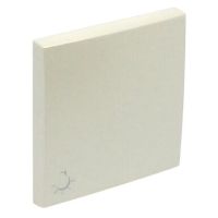 Klawisz do łącznika zwiernego z symbolem światło, perłowy, LOGUS 90 | 90607TPE Efapel