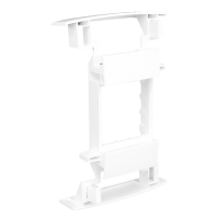 Adapter Q45 do kanałów kablowych szer.75 mm z ramką podstawowy | 10950ABR Efapel