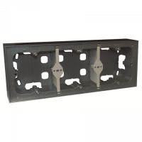 Puszka n/t potrójna, grafit, LOGUS 90 | 10995AIS Efapel