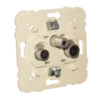 Gniazdo antenowe satelitarne przelotowe końcowe, mechanizm, MEC 21 | 21555 Efapel