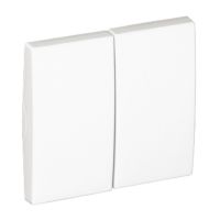 Klawisze do łącznika seryjnego, uniwersalnego podwójnego (seryjnego schodowego), APOLO 5000, biały | 50611TBR Efapel