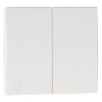 Klawisz łącznika żaluzjowego zwiernego APOLO5000 biały | 50612TBR Efapel