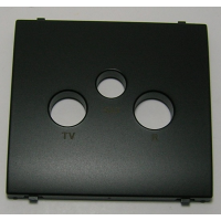Element centralny do gniazda antenowego satelitarnego, czarny, Apolo 5000 | 50775TPM Efapel