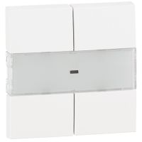 Klawisz do czterokrotnego przycisku sensorowego niskonapięciowego, biały, LOGUS 90 | 90600TBR Efapel