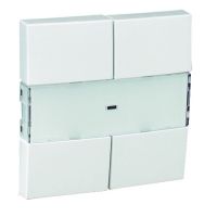 Klawisz do czterokrotnego przycisku sensorowego niskonapięciowego, lodowy, LOGUS 90 | 90600TGE Efapel