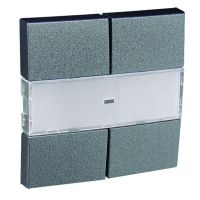 Klawisz do czterokrotnego przycisku sensorowego niskonapięciowego, grafit, LOGUS 90 | 90600TIS Efapel