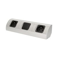 Gniazdo meblowe z wyłącznikiem 2x230V | OR-AE-1304 Orno