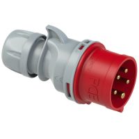 Wtyczka przenośna Turbo Shark bezśrubowa 16A 3P+Z+N 400V 50/60Hz 6h IP44 | 015-6TT PCE