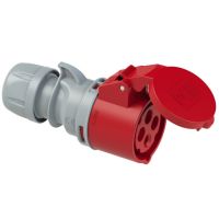 Gniazdo przenośne Turbo Shark bezśrubowe 16A 3P+Z 400V 50/60Hz 6h IP44 | 214-6TT PCE