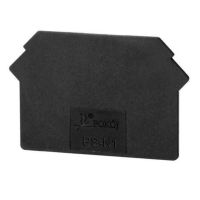 Płytka skrajna PS-N1 do złączek ZUG, czarna (20szt.) | A41-8113 Pokój