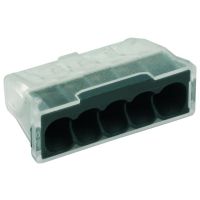 Złączka bezśrubowa prosta 100 szt. PSK 5x 0,5-2,5mm2 (stary typ) 051485 | 05101128 PROTEC.class