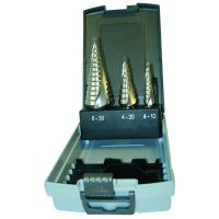 Zestaw wierteł stopniowych PSTBS 3 szt. 4-30mm 052618 | 05102209 PROTEC.class